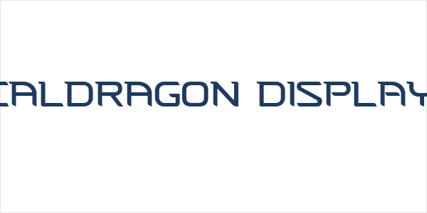 MYTHICALDRAGON Display Serif Logo