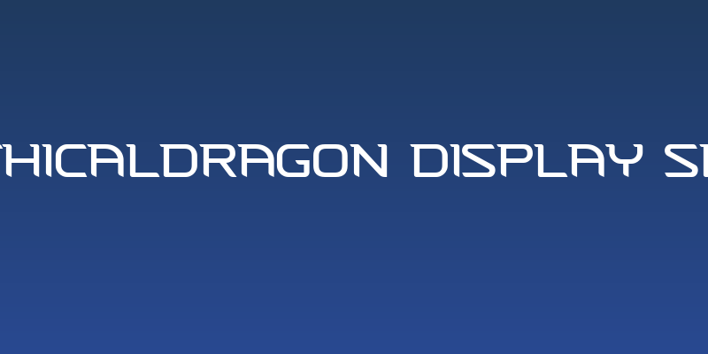 MYTHICALDRAGON Display Serif Social Header