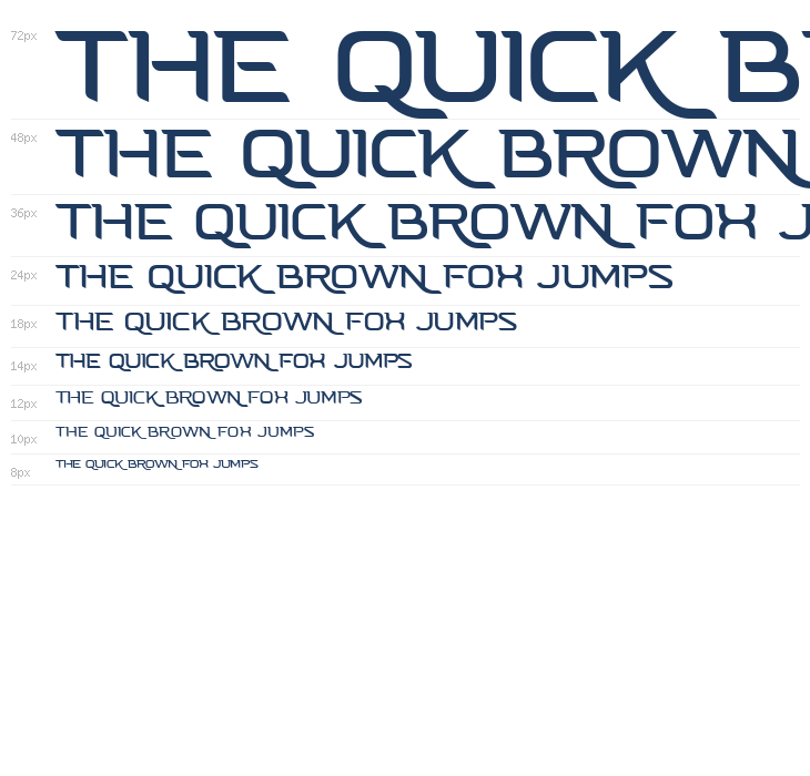 MYTHICALDRAGON Display Serif Waterfall