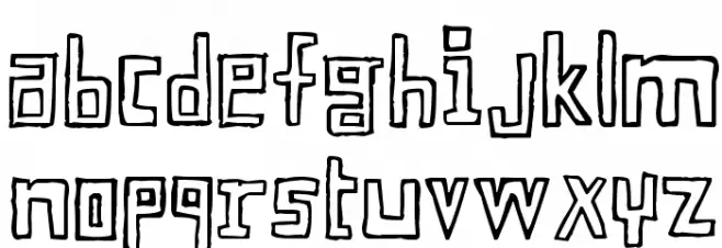 MY_EYES_ARE_TWICE_SM फ़ॉन्ट लोअरकेस