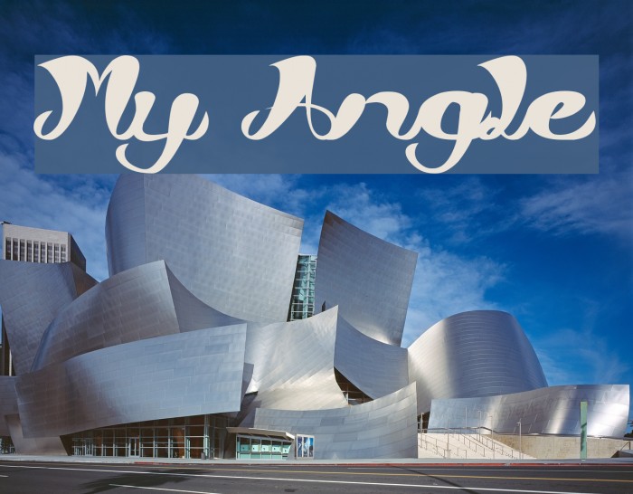 My Angle Font examples
