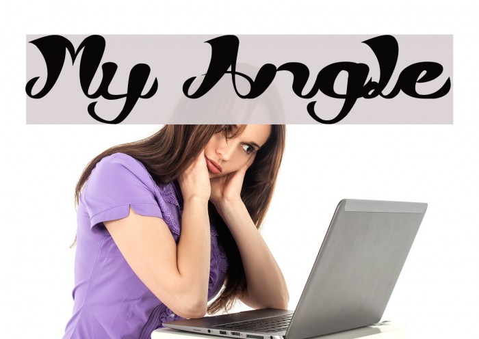 My Angle Font examples