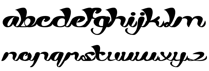 My Angle Font LOWERCASE