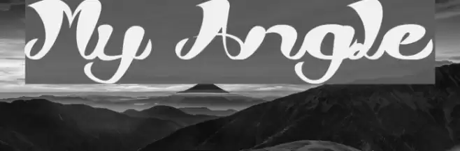 My Angle Font examples