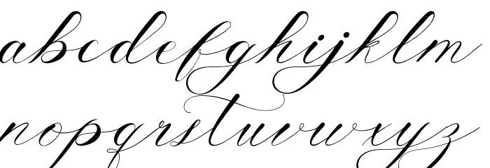 My Autery Font LOWERCASE