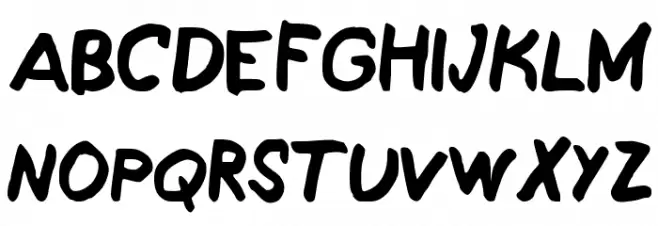 My Awesomated Handwriting Medium خط أحرف كبيرة