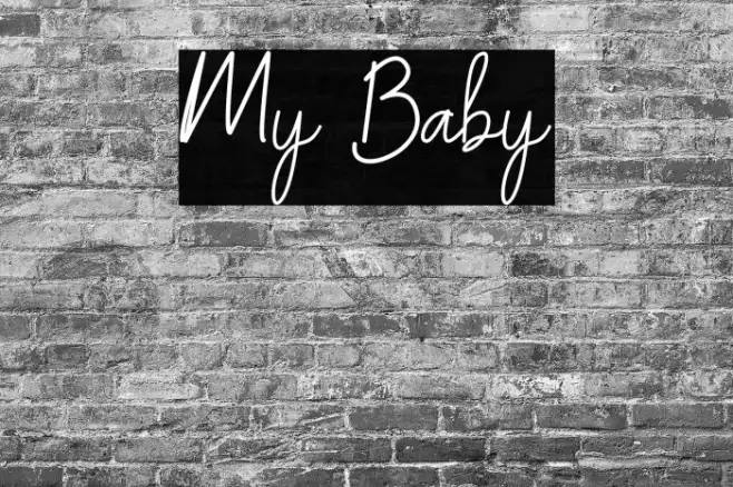 My Baby Example 1