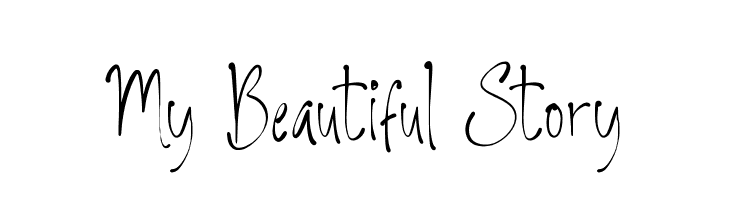 My Beautiful Story  免费字体下载