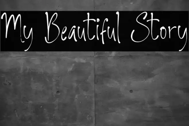 My Beautiful Story Example 1
