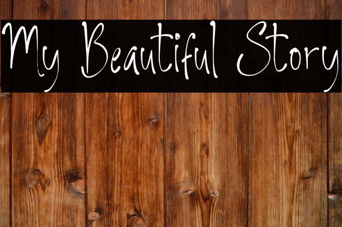 My Beautiful Story Example 2