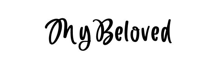 My Beloved  Frei Schriftart Herunterladen