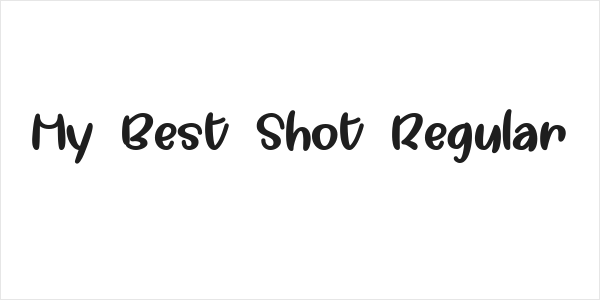 My Best Shot Regular Logo