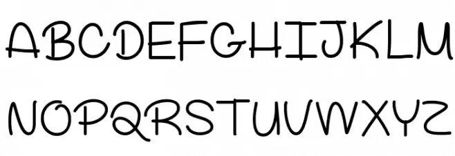 My Big Heart Demo Schriftart Groß