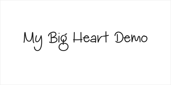 My Big Heart Demo Logo