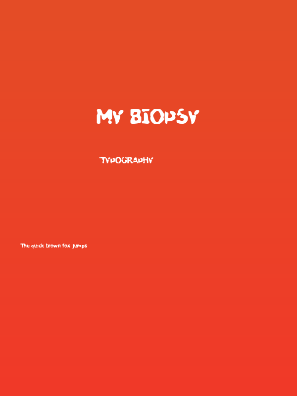 My Biopsy Poster