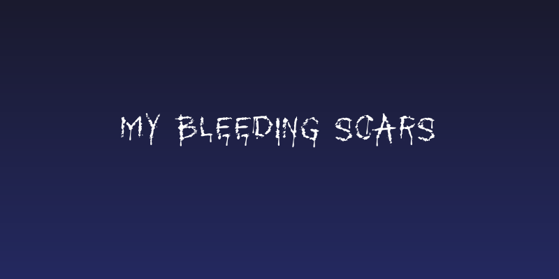My Bleeding Scars Social Header