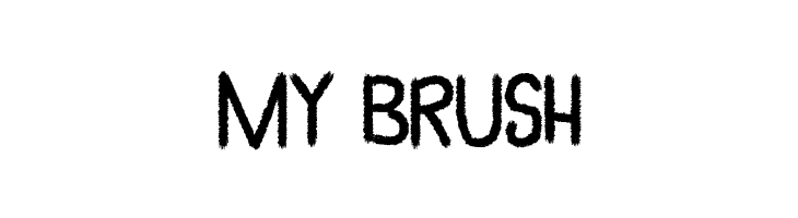 My Brush  フリーフォントのダウンロード