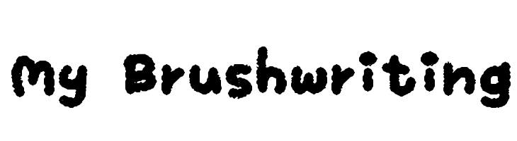 My Brushwriting  font caratteri gratis