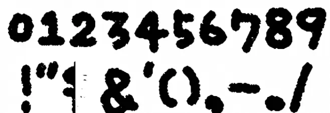 My Brushwriting Font OTHER CHARS