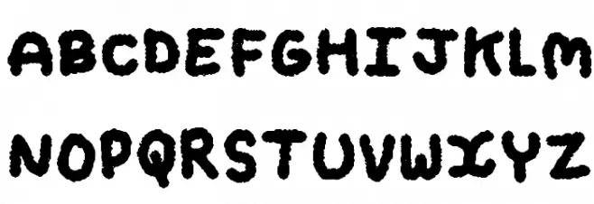 My Brushwriting फ़ॉन्ट अपरकेस