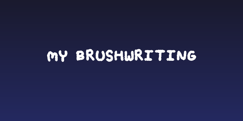 My Brushwriting Social Header