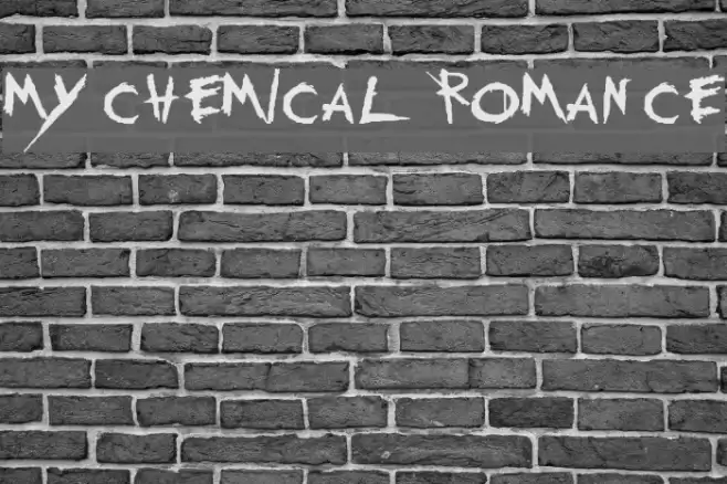 My Chemical Romance Font examples