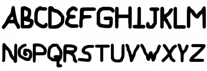 My Childish Font Polices MAJUSCULES