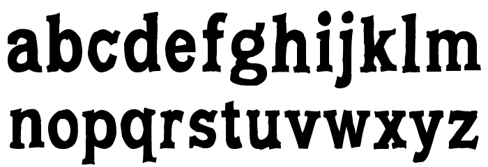 My College Life is Anguish Font LOWERCASE