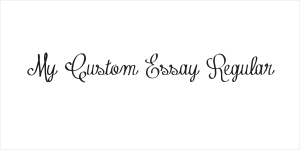 My Custom Essay Regular Logo