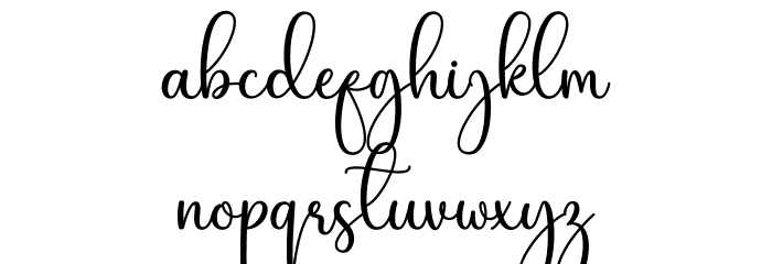 My Daddy Font LOWERCASE