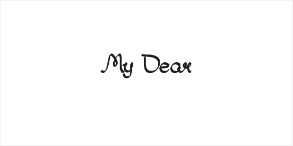 My Dear Logo