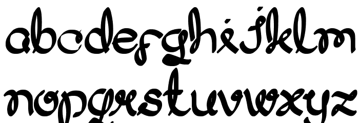 My Dear Font LOWERCASE