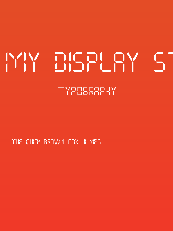 My Display St Poster