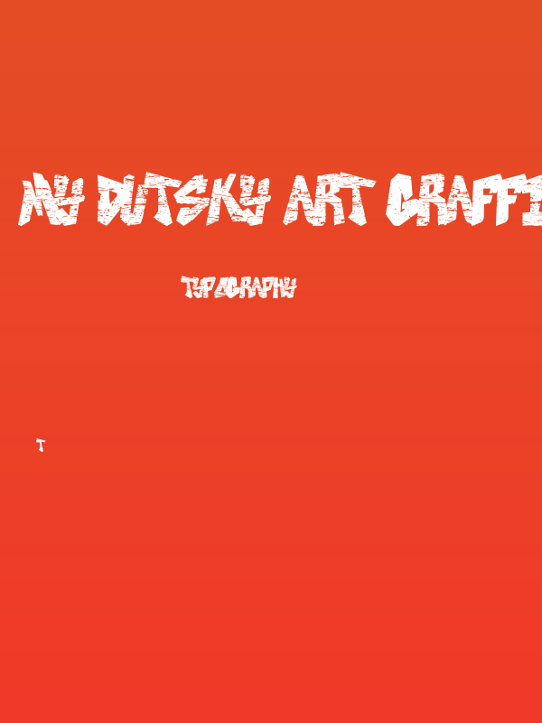 My Dutsky Art Graffiti Poster