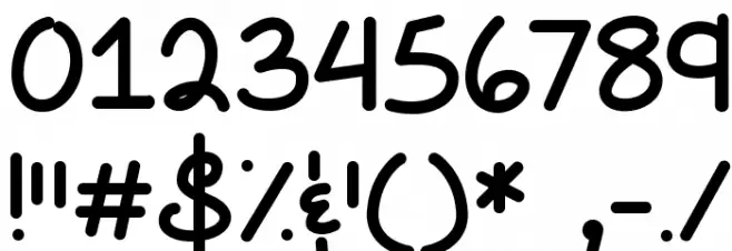 My Epic Selfie Demo Font OTHER CHARS