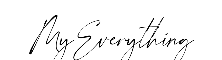 My Everything  नि: शुल्क फ़ॉन्ट्स डाउनलोड