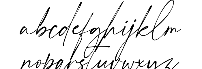 My Everything Font LOWERCASE