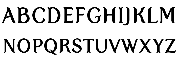 My Fair Cody Font UPPERCASE