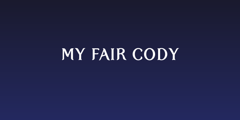 My Fair Cody Social Header