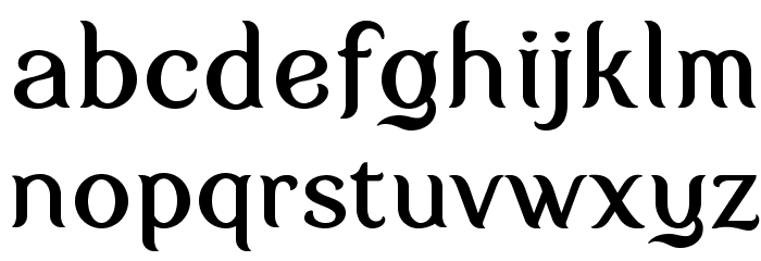 My Fair Cody Font LOWERCASE