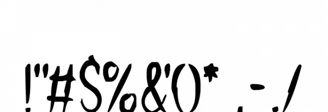 My Father Font OTHER CHARS