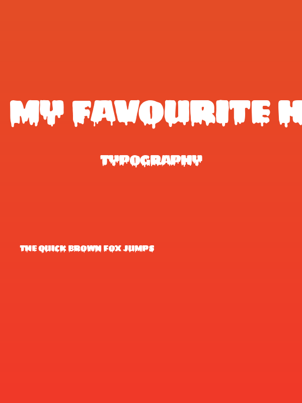 My Favourite Horror Poster