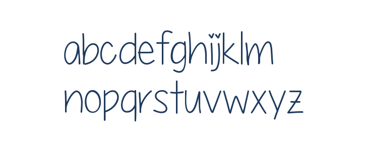 My First Crush Thin Lowercase