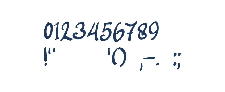 My First Font Regular Other Characters