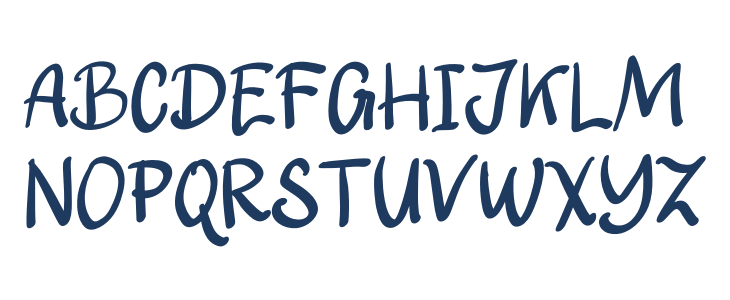 My First Font Regular Uppercase