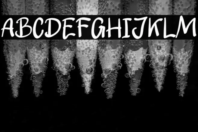 My First Font Regular Шрифта examples