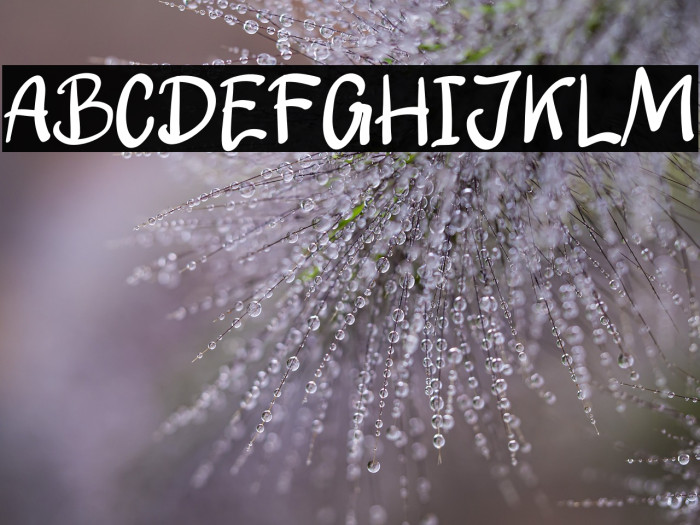 My First Font Regular Example 3