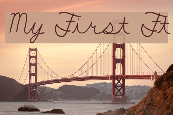 My First Ft Font examples