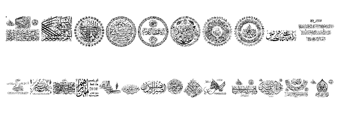 My Font Quraan 2 Font OTHER CHARS