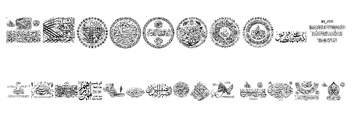 My Font Quraan 7 Font OTHER CHARS